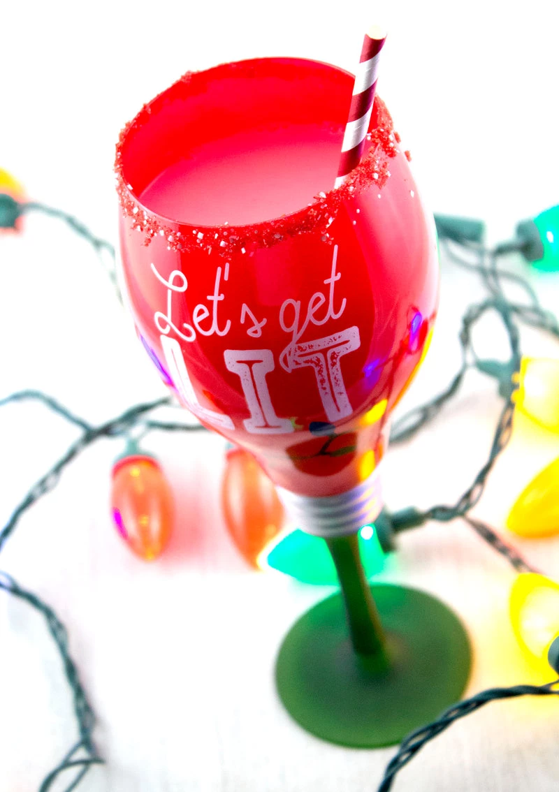 Deals ๐ Bars Holiday Novelty Wine Glass - Let's Get Lit - 20 Ounce ๐ 5 Deals ๐ Bars Holiday Novelty Wine Glass - Let's Get Lit - 20 Ounce ๐ - Image 3