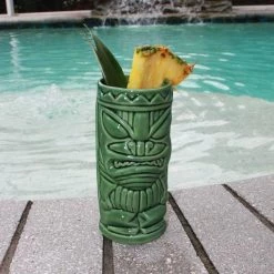 Cheap ⌛ Bars BarConic® Tiki Mug – Growl – 12oz. 😀 12 Cheap ⌛ Bars BarConic® Tiki Mug – Growl – 12oz. 😀 -BARS Sales Store growl ceramic tiki mug green cup 1 800x