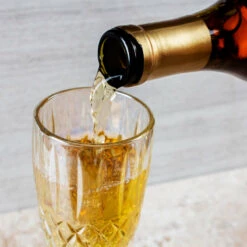 Buy ⌛ Bars BarConic® Iridescent Diamond Pattern Flute Glass (Quantity Options) - 5.5 Ounce 💯 -BARS Sales Store iridescent flute glass scene2 800x