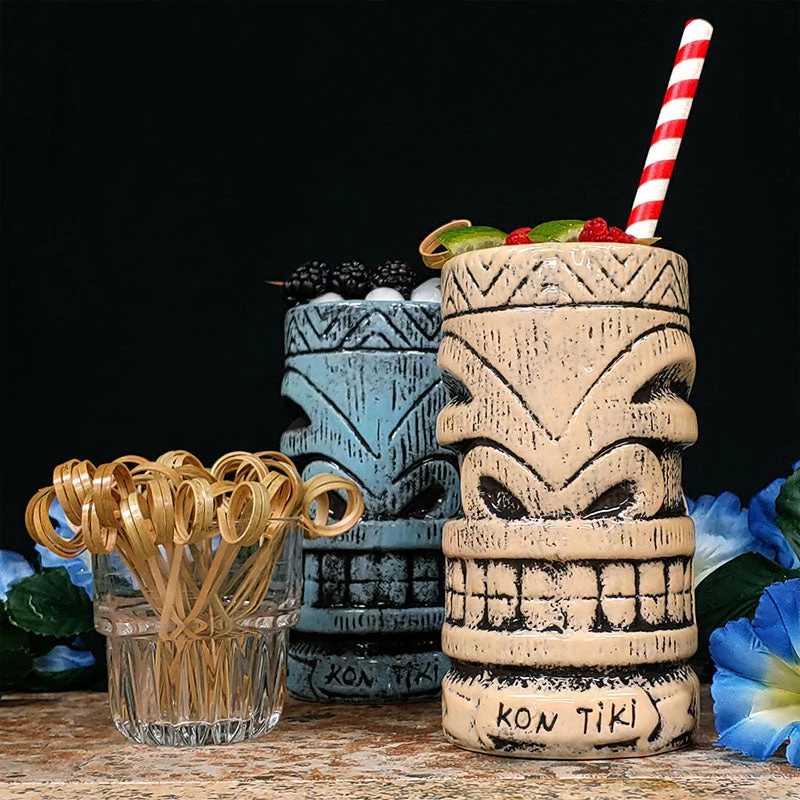 Best Pirce 🛒 Bars BarConic® Tiki Drinkware - Kon Tiki Rock - 20oz 😍 4 Best Pirce 🛒 Bars BarConic® Tiki Drinkware - Kon Tiki Rock - 20oz 😍 - Image 2