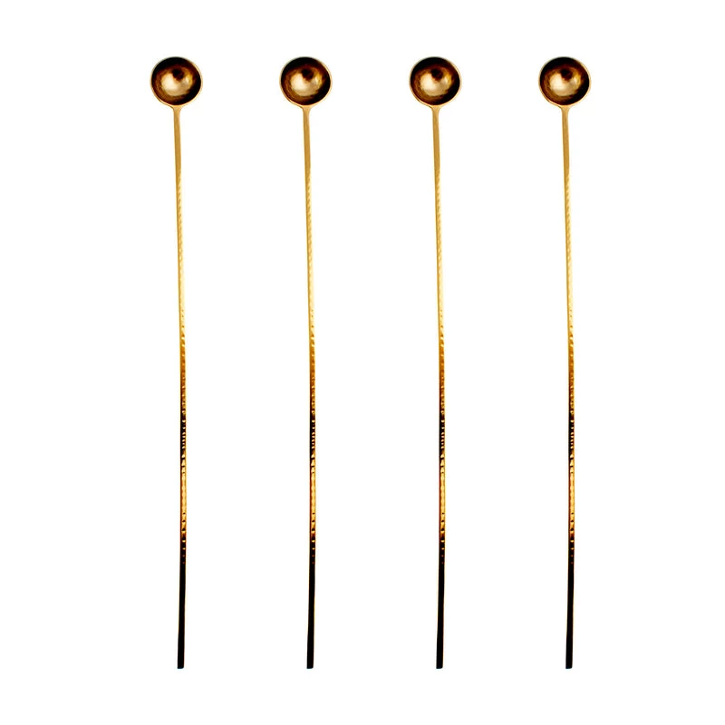 Discount โ๏ธ Bars 4 Pack - Long Gold Harper Stir Spoons ๐ 3 Discount โ๏ธ Bars 4 Pack - Long Gold Harper Stir Spoons ๐