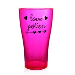 Discount 🤩 Bars Polycarbonate Cup - Neon Pink Love Potion 👍