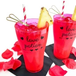 Discount 🤩 Bars Polycarbonate Cup - Neon Pink Love Potion 👍 -BARS Sales Store love 570pk poly love potion polycarb glasses white 2 800x