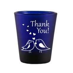 Discount 🤩 Bars Love Birds Wedding Shot Glass 👏