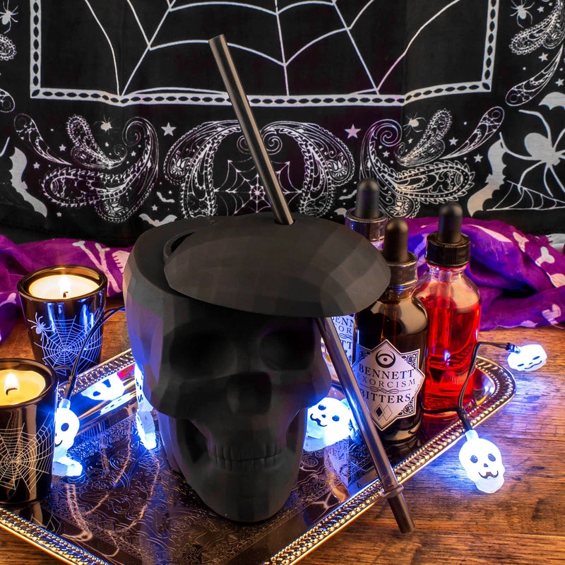 Outlet ๐ Bars Skull Cup W/ Straw And Lid - 22 Ounce (Color Options) ๐ 4 Outlet ๐ Bars Skull Cup W/ Straw And Lid - 22 Ounce (Color Options) ๐ - Image 2