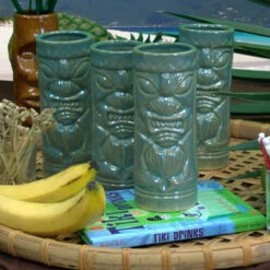 New 🤩 Bars 11oz Mean Green Tiki Mug ❤️