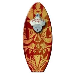 Cheapest ❤️ Bars Mean Tiki - Wooden Surfboard Wall Mounted Bottle Opener ⭐