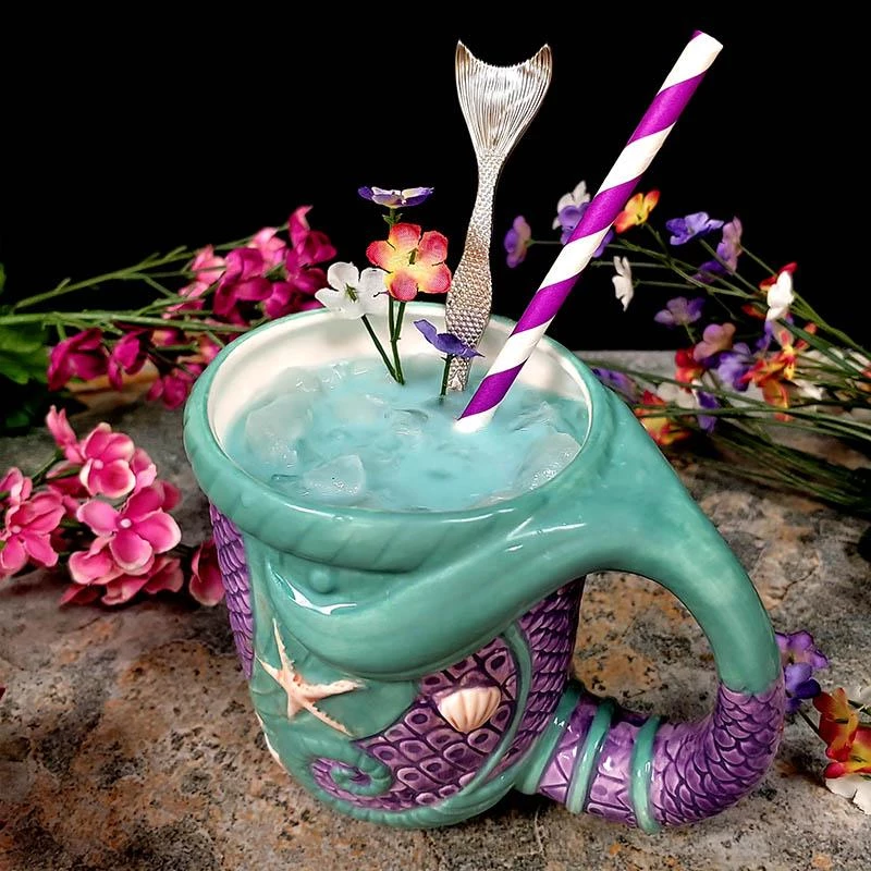 Best Pirce 😉 Bars BarConic® Tiki Mermaid Tail Mug - 16 Oz. 🎁 5 Best Pirce 😉 Bars BarConic® Tiki Mermaid Tail Mug - 16 Oz. 🎁 - Image 3