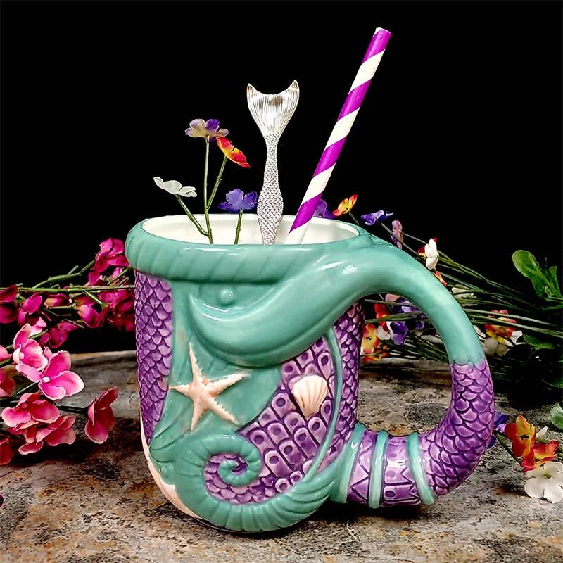 Best Pirce 😉 Bars BarConic® Tiki Mermaid Tail Mug - 16 Oz. 🎁 4 Best Pirce 😉 Bars BarConic® Tiki Mermaid Tail Mug - 16 Oz. 🎁 - Image 2