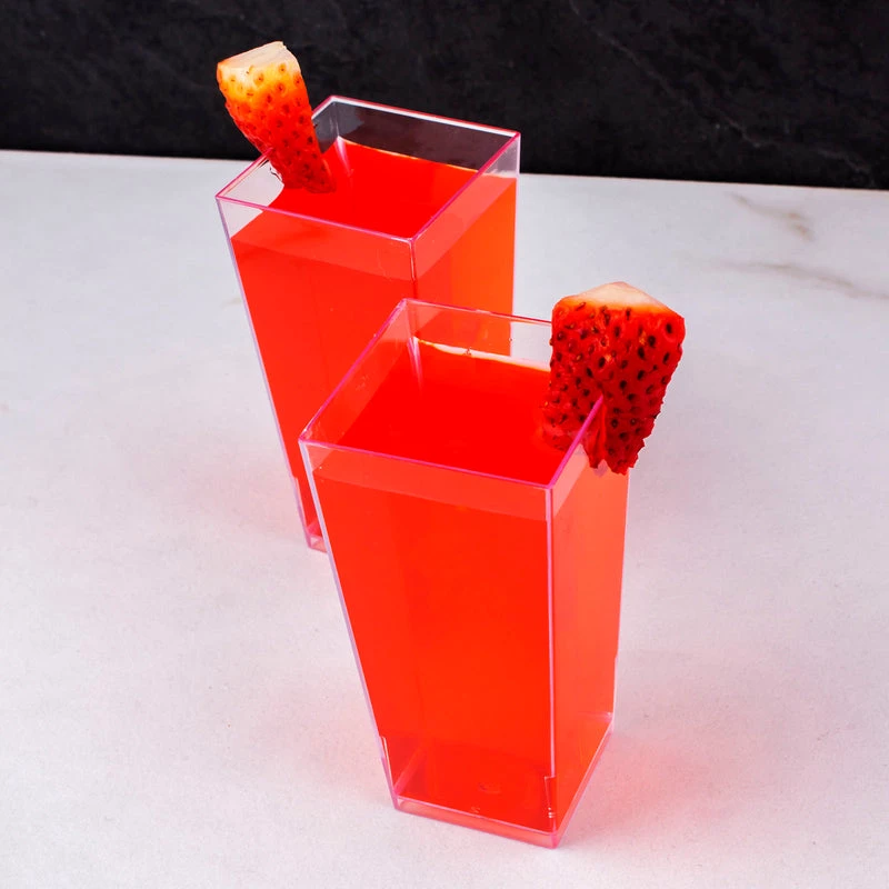 Outlet ⌛ Bars 16 Count - Clear Mini Tall Square Cups - 3.5 Ounce 🤩 4 Outlet ⌛ Bars 16 Count - Clear Mini Tall Square Cups - 3.5 Ounce 🤩 - Image 2