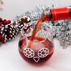 Flash Sale 🔔 Bars Stemless Wine Glass - 14oz - The Owl 🥰 8 Flash Sale 🔔 Bars Stemless Wine Glass - 14oz - The Owl 🥰 -BARS Sales Store owl wine glass scene1 800x