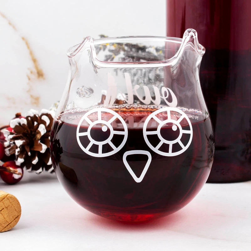 Flash Sale 🔔 Bars Stemless Wine Glass - 14oz - The Owl 🥰 4 Flash Sale 🔔 Bars Stemless Wine Glass - 14oz - The Owl 🥰 - Image 2