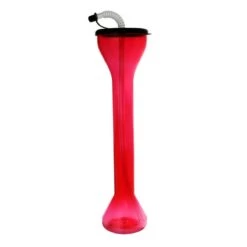 Wholesale 🤩 Bars BarConic® Red Party Yard Cup With Lid & Straw - 18 Ounce ❤️