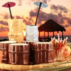 Best reviews of ✔️ Bars Ceramic Rum Barrel Tiki Mug - 12 Oz ⭐