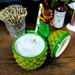 Cheap ⭐ Bars BarConic® Tiki Drinkware - Pineapple Stand - 14 Ounce 🔔 -BARS Sales Store pineapple stand tiki mug 4 800x