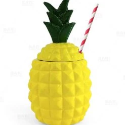 Best Pirce 🔥 Bars BarConic® Ceramic Pineapple Tiki Mug With Lid - 20oz 🔥
