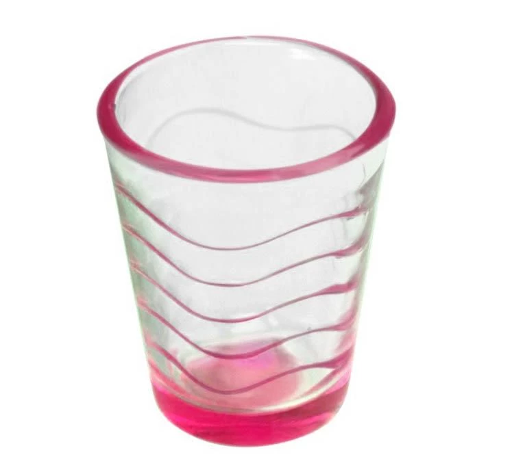 Top 10 💯 Bars BarConic® 1.75oz Pink Wave Shot Glass 🧨 4 Top 10 💯 Bars BarConic® 1.75oz Pink Wave Shot Glass 🧨 - Image 2
