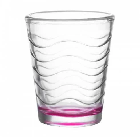 Top 10 💯 Bars BarConic® 1.75oz Pink Wave Shot Glass 🧨 3 Top 10 💯 Bars BarConic® 1.75oz Pink Wave Shot Glass 🧨