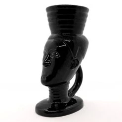 Cheap ⌛ Bars BarConic® Black Polynesian Queen - Tiki Mug 😀