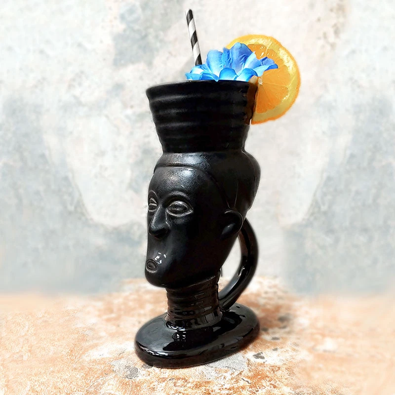 Cheap ⌛ Bars BarConic® Black Polynesian Queen - Tiki Mug 😀 4 Cheap ⌛ Bars BarConic® Black Polynesian Queen - Tiki Mug 😀 - Image 2