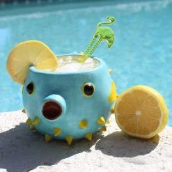 Hot Sale 👏 Bars BarConic® Tiki Pufferfish - 14 Ounce ✨ -BARS Sales Store puffer bs 800x