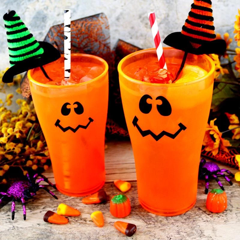 Wholesale π Bars Neon Orange Polycarbonate Cup - Wacky Jack O'Lantern - 2 Sizes Available π€© 4 Wholesale π Bars Neon Orange Polycarbonate Cup - Wacky Jack O'Lantern - 2 Sizes Available π€© - Image 2
