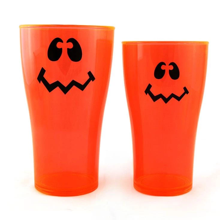 Wholesale π Bars Neon Orange Polycarbonate Cup - Wacky Jack O'Lantern - 2 Sizes Available π€© 3 Wholesale π Bars Neon Orange Polycarbonate Cup - Wacky Jack O'Lantern - 2 Sizes Available π€©