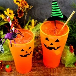 Best reviews of 😍 Bars Neon Orange Polycarbonate Cup - Classic Jack O'Lantern - 2 Sizes Available 😉