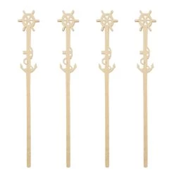 Top 10 🎁 Bars BarConic® Wooden Sailor Swizzle Sticks - 100 Pack 😉