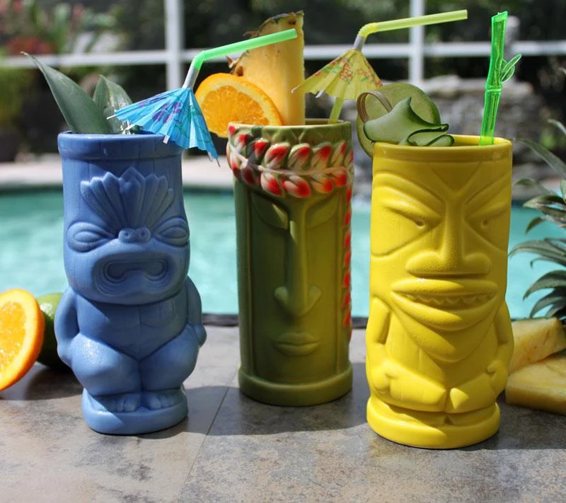New ๐ Bars Tiki Mugs Drinkware Package 5 - Set Of 4 ๐ 4 New ๐ Bars Tiki Mugs Drinkware Package 5 - Set Of 4 ๐ - Image 2