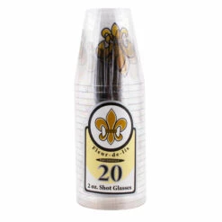 Best deal ๐ Bars Shot Glasses - 20ct. - Fleur De Lis - 2 Ounce ๐