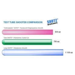 Brand new 💯 Bars Long SHOTZ® - 7" Smooth Test Tube Shooters (100 Packs) 🔔 15 Brand new 💯 Bars Long SHOTZ® - 7" Smooth Test Tube Shooters (100 Packs) 🔔 -BARS Sales Store shotz tubes comparison 800x