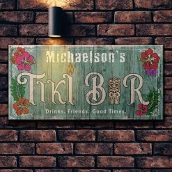 Coupon ✔️ Bars CUSTOMIZABLE Large Plank Sign - 11 3/4" X 23 3/4" - Tiki - Multiple Color Options ❤️ -BARS Sales Store sign wood 11x23 tiki brick bg blue 1000x1000 90f8305b 77df 4d70 926b c337310e862d 800x