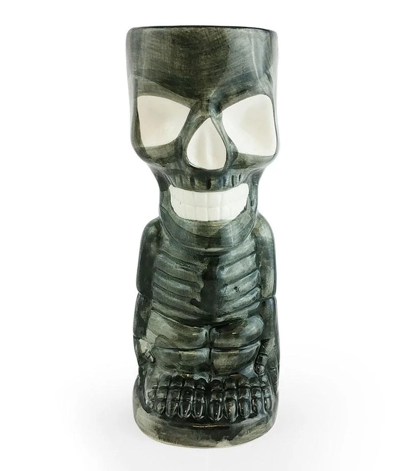 Flash Sale 💯 Bars BarConic® Ceramic Skeleton Tiki Mug - 10oz ❤️ 3 Flash Sale 💯 Bars BarConic® Ceramic Skeleton Tiki Mug - 10oz ❤️