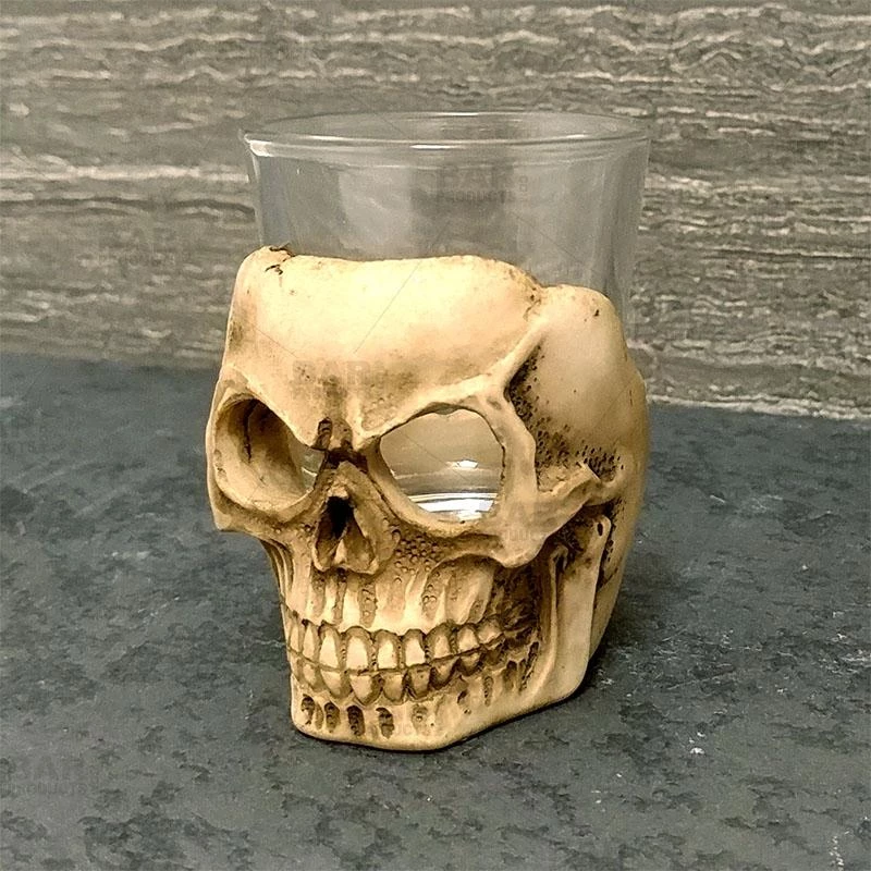Cheapest 🧨 Bars BarConic® Shot Glass W/ Ceramic Skull Base - 2 Ounce 🤩 4 Cheapest 🧨 Bars BarConic® Shot Glass W/ Ceramic Skull Base - 2 Ounce 🤩 - Image 2