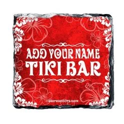 Hot Sale ๐ Bars Tiki Themed CUSTOMIZABLE Rock Slate Coasters โจ 15 Hot Sale ๐ Bars Tiki Themed CUSTOMIZABLE Rock Slate Coasters โจ -BARS Sales Store slate coaster tiki web red 800x