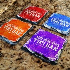 Hot Sale ๐ Bars Tiki Themed CUSTOMIZABLE Rock Slate Coasters โจ 11 Hot Sale ๐ Bars Tiki Themed CUSTOMIZABLE Rock Slate Coasters โจ -BARS Sales Store slate coaster tiki web 800x