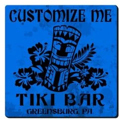Cheap ๐ Bars CUSTOMIZABLE Coaster -Tiki Design - 3.5in Square Foam ๐ 10 Cheap ๐ Bars CUSTOMIZABLE Coaster -Tiki Design - 3.5in Square Foam ๐ -BARS Sales Store square foam coaster blu tiki web1 800x