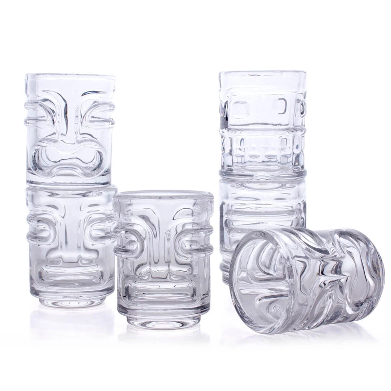 New 🔔 Bars BarConic® Tiki Shot Glasses - Stackable - Pack Of 12 🛒 3 New 🔔 Bars BarConic® Tiki Shot Glasses - Stackable - Pack Of 12 🛒