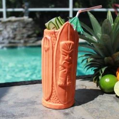 Budget 😍 Bars Tiki Surf Mug- Orange 💯 7 Budget 😍 Bars Tiki Surf Mug- Orange 💯 -BARS Sales Store surf style tiki mug cup pool 2 800x