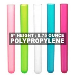 Flash Sale 😍 Bars Unbreakable Polypropylene Tube SHOTZ® / Test Tube Shooters - Pack Of 100 🧨