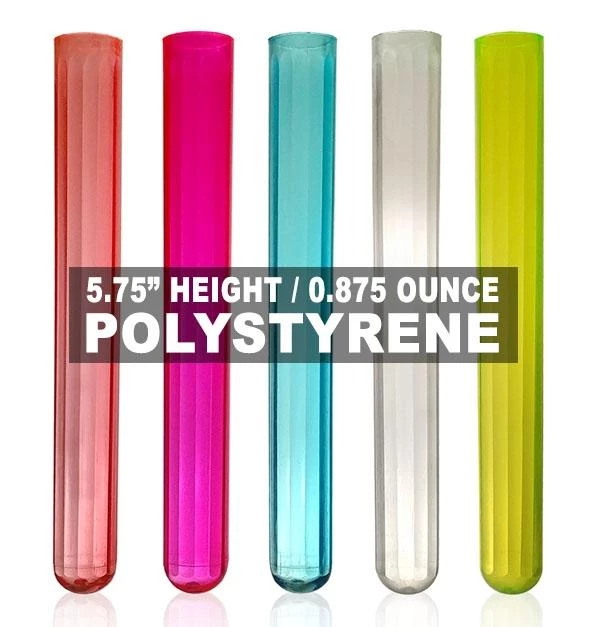 Discount ✔️ Bars Polystyrene Crystal Cut Tube SHOTZ® / Test Tube Shooters - Pack Of 100 🌟 3 Discount ✔️ Bars Polystyrene Crystal Cut Tube SHOTZ® / Test Tube Shooters - Pack Of 100 🌟