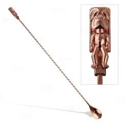 Buy ❤️ Bars Bar Spoon - Tiki Butt Ku - Copper Plated - 40cm 🛒