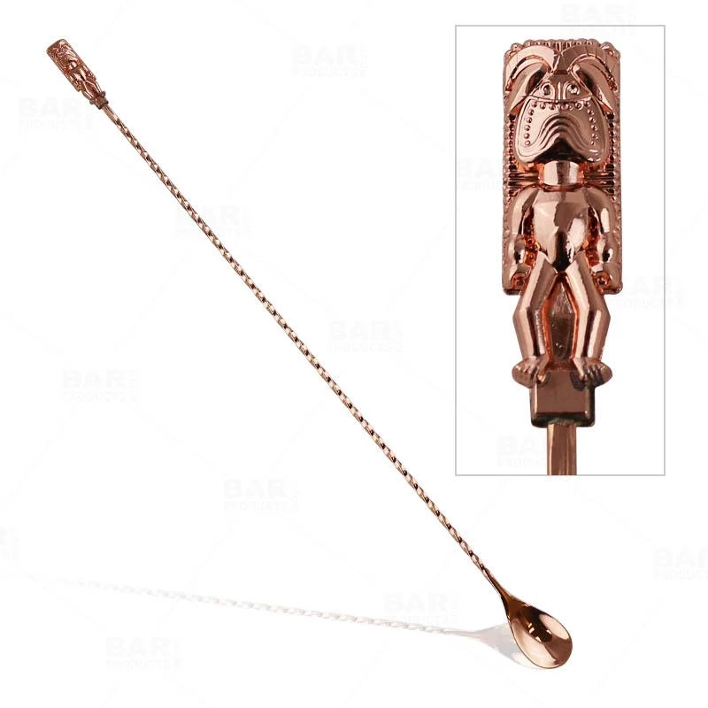 Buy ❤️ Bars Bar Spoon - Tiki Butt Ku - Copper Plated - 40cm 🛒 3 Buy ❤️ Bars Bar Spoon - Tiki Butt Ku - Copper Plated - 40cm 🛒