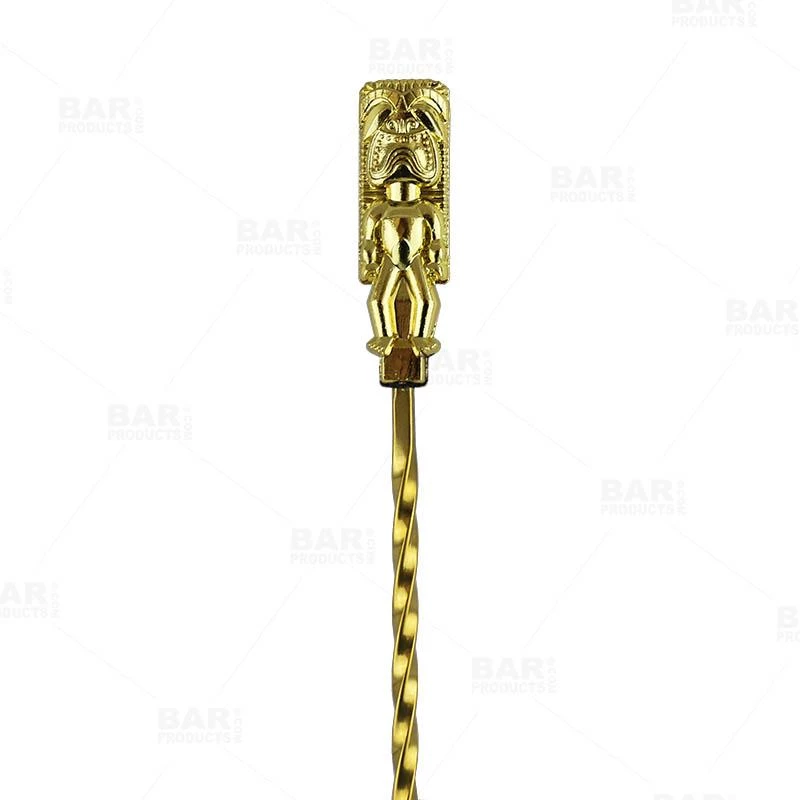 Promo ⭐ Bars Bar Spoon - Tiki Butt Ku - Gold Plated - 40cm 😉 7 Promo ⭐ Bars Bar Spoon - Tiki Butt Ku - Gold Plated - 40cm 😉 - Image 5