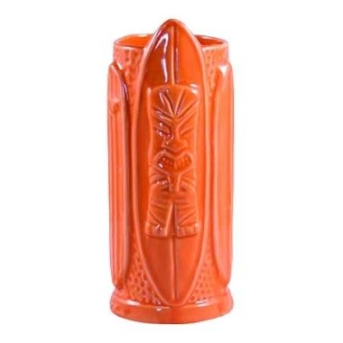 Budget 😍 Bars Tiki Surf Mug- Orange 💯 3 Budget 😍 Bars Tiki Surf Mug- Orange 💯