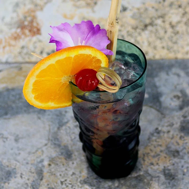 Discount 👍 Bars BarConic® Teal Tiki Glass - 15oz 🛒 7 Discount 👍 Bars BarConic® Teal Tiki Glass - 15oz 🛒 - Image 5