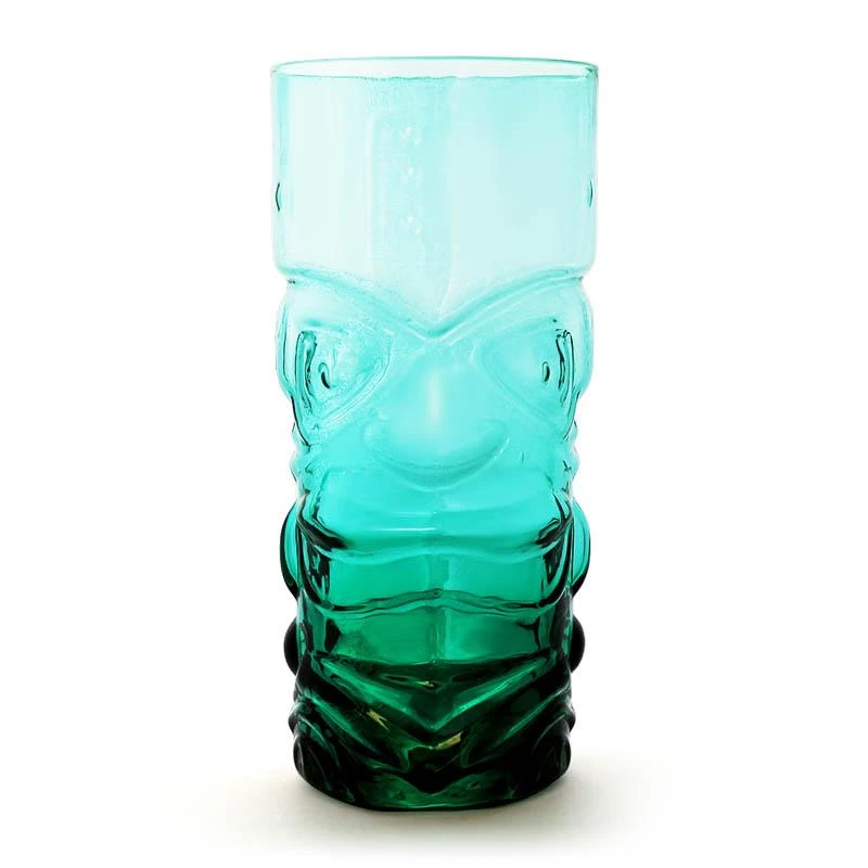 Discount 👍 Bars BarConic® Teal Tiki Glass - 15oz 🛒 3 Discount 👍 Bars BarConic® Teal Tiki Glass - 15oz 🛒