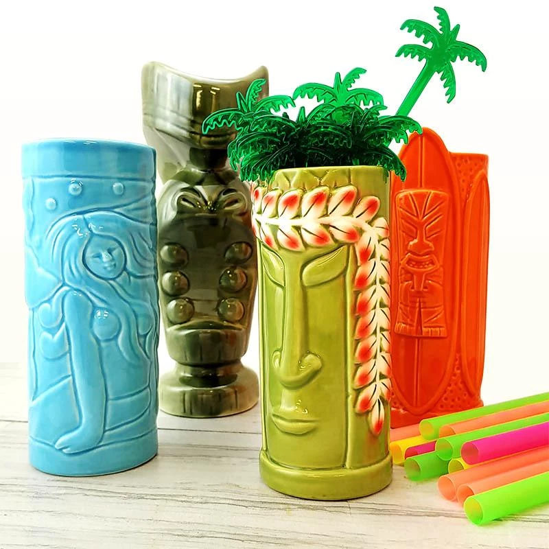 Wholesale ๐ Bars Tiki Mugs Drinkware Package 2 - Set Of 4 ๐ 3 Wholesale ๐ Bars Tiki Mugs Drinkware Package 2 - Set Of 4 ๐