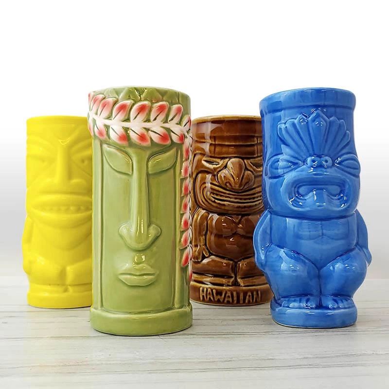 New ๐ Bars Tiki Mugs Drinkware Package 5 - Set Of 4 ๐ 3 New ๐ Bars Tiki Mugs Drinkware Package 5 - Set Of 4 ๐